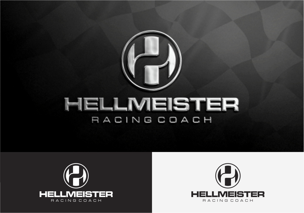 Hellish Racing Logo HELLMEISTER - RACING COACH | Criação de Logo Para