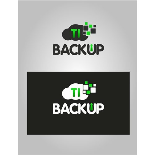 Logo Backup Computer TI BACKUP | Criação de Logo Para Computador & Internet