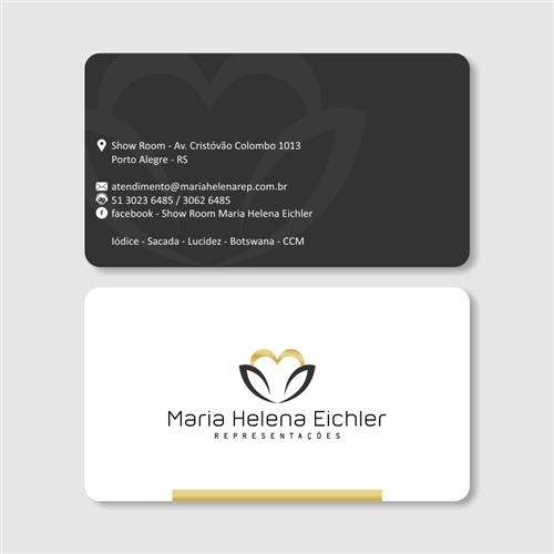 Maria Helena Eichler | Criação de Logo e Cartao de Visita Para Roup...