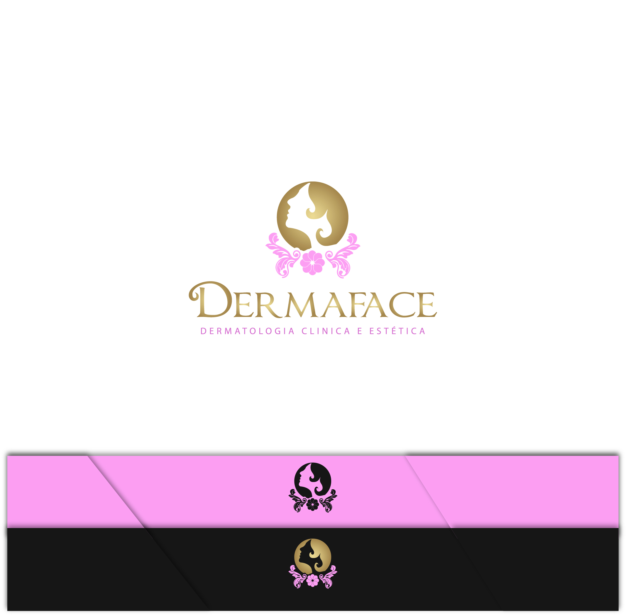 Dermaface Dermaface | Criação de Logo e Papelaria (6 itens) Para Saúde & Nutr...