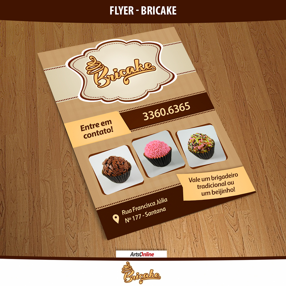 Empresa que vende doces artesanais | Criação de Flyer / Panfleto Pa...