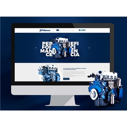Polipeças Comercial e Importadora LTDA | Criação de Layout Web-Desi...