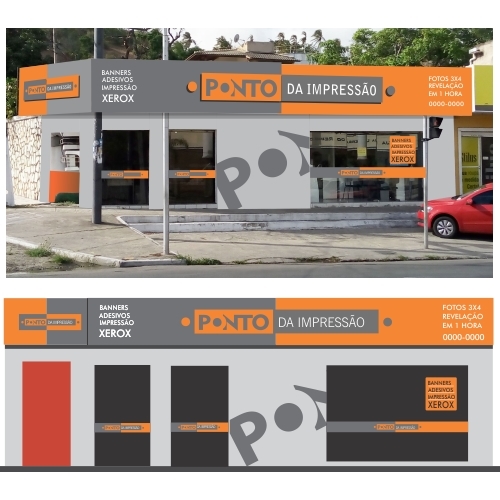 PONTO DA IMPRESSÃO | Criação de Fachada Para Outros