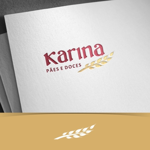 Karina Paes e Doces | Criação de Logo e Cartao de Visita Para Alime...