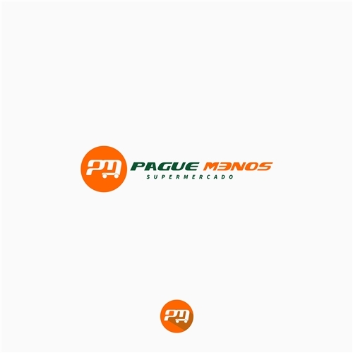 SUPERMERCADO PAGUE MENOS | Criação de Logo Para Outros