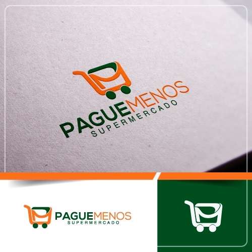 SUPERMERCADO PAGUE MENOS | Criação de Logo Para Outros