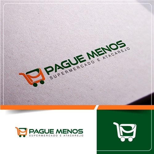SUPERMERCADO PAGUE MENOS | Criação de Logo Para Outros