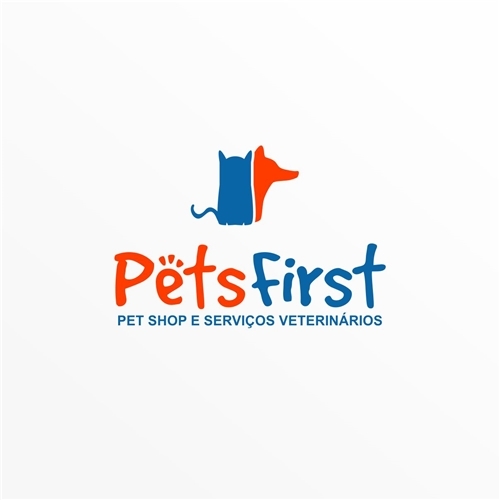 Pets First - Pet Shop e Serviços veterinários | Criação de Logo Par...