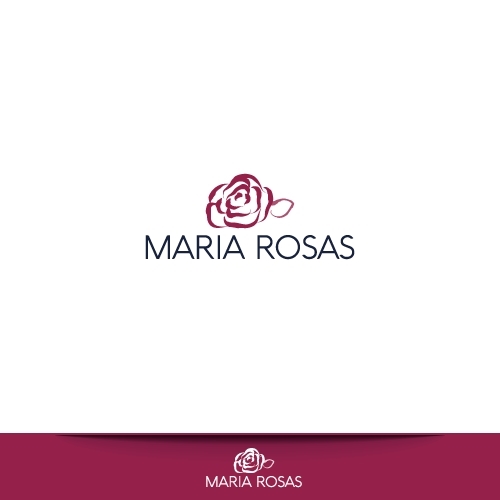MARIA ROSAS | Criação de Logo Para Outros