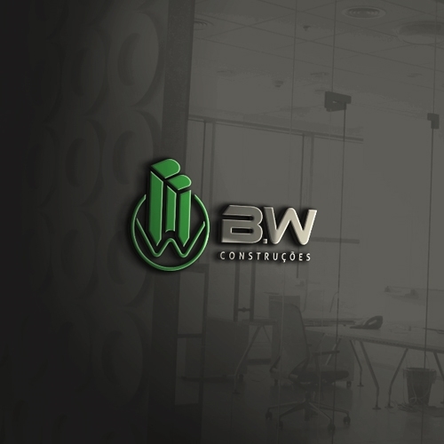 B.W CONSTRUÇÕES LTDA-ME | Criação de Logo e Papelaria (6 itens) Par...
