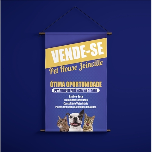 PET HOUSE JOINVILLE /PET SHOP Criação de Panfleto Para Animais