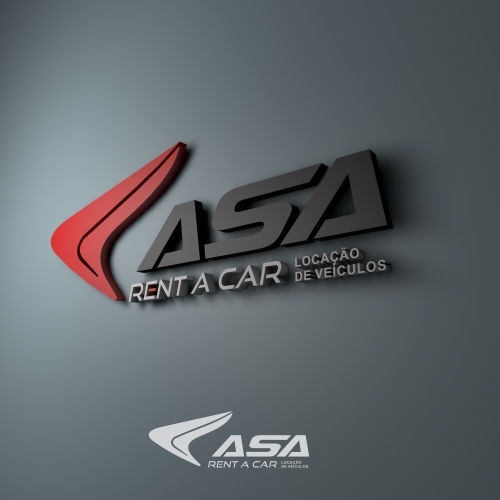 ASA RENT A CAR LOCAÇÃO DE VEÍCULOS Criação de Logo e Papelaria (6...
