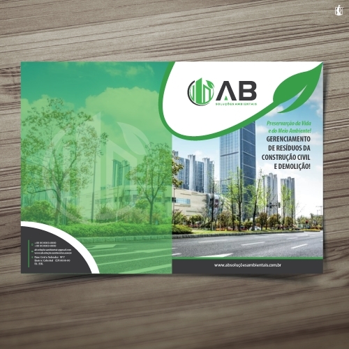 AB soluções Ambientais | Criação de Folder Para Ambiental & Natureza