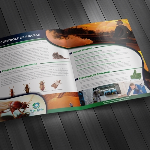 TTEC GRÃO | Criação de Folder Para Ambiental & Natureza