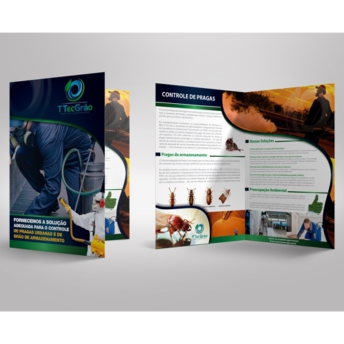TTEC GRÃO | Criação de Folder Para Ambiental & Natureza
