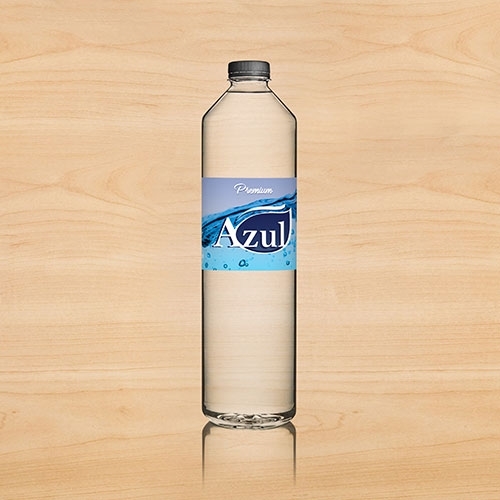 Agua Mineral Azul | Criação de Layout de Rótulo Para Alimentos & Be...