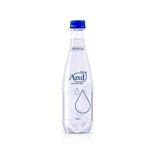 Agua Mineral Azul | Criação de Layout de Rótulo Para Alimentos & Be...