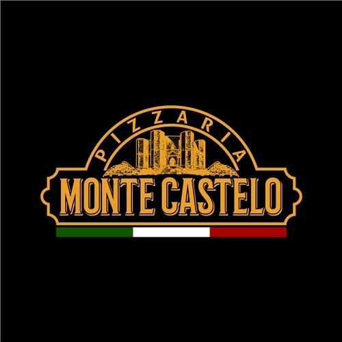 Pizzaria Monte Castelo | Criação de Logo Para Alimentos & Bebidas