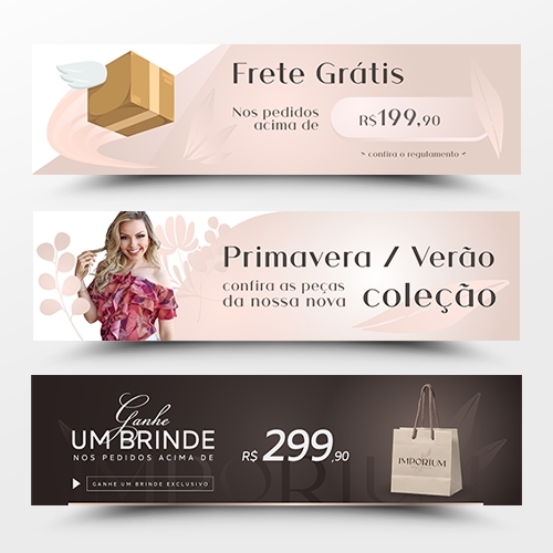 Lojas Imporium | Criação de Banner Animado Para Roupas, Jóias & ace...