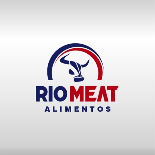 RIO MEAT ALIMENTOS Criação de Logo Para Alimentos & Bebidas