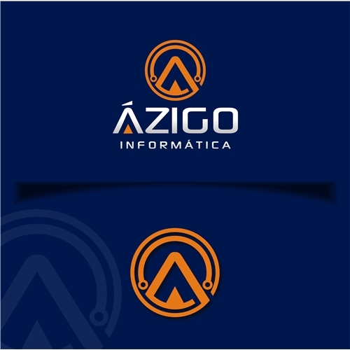 Ázigo | Criação de Logo e Papelaria (6 itens) Para Tecnologia & Cie...