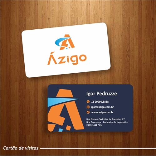 Ázigo | Criação de Logo e Papelaria (6 itens) Para Tecnologia & Cie...