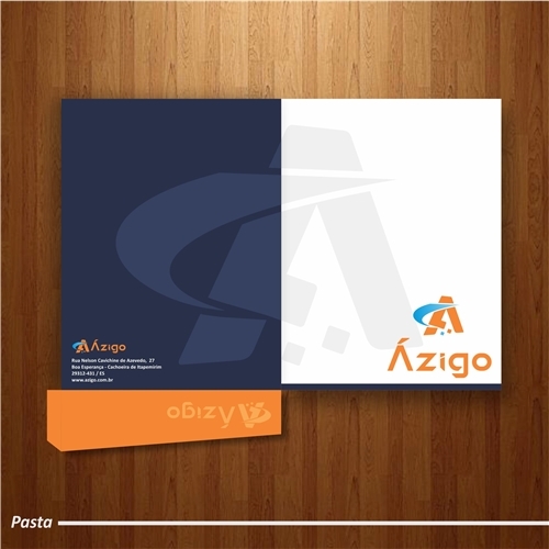 Ázigo | Criação de Logo e Papelaria (6 itens) Para Tecnologia & Cie...