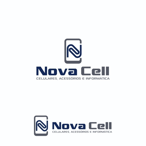 Nova Cell / celulares e acessórios e informática | Criação de Logo ...