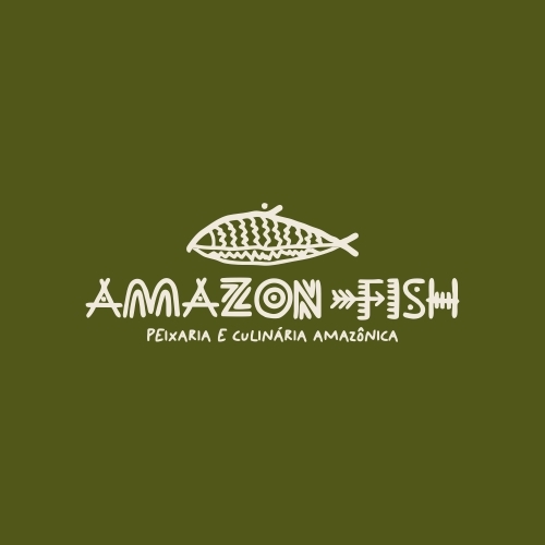 AMAZON FISH PeixariaCulinária amazônica Criação de Logo Para Ali...