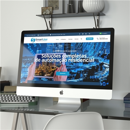 Layout Inteligente SMARTUSE EQUIPAMENTOS INTELIGENTES | Criação de Layout de site Para...