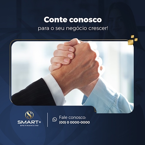SMART+ BPO FINANCEIRO | Criação de Kit com 6 Layouts de Post para R...