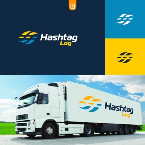 Hashtag Log | Criação de Logo Para Logística, Entrega & Armazenamento