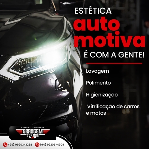 Estética Automotiva Garagem TOP GUN | Criação de Kit com 6 Layouts ...