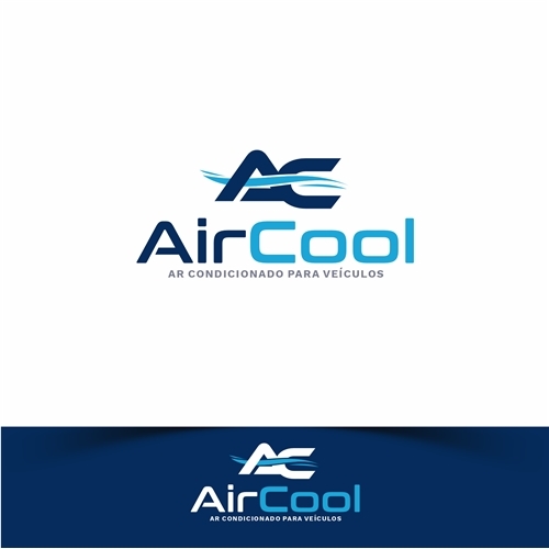 Air Cool Ar Condicionado para Veículos | Criação de Logo Para Autom...