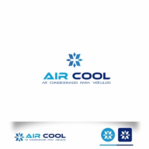 Air Cool Ar Condicionado para Veículos | Criação de Logo Para Autom...