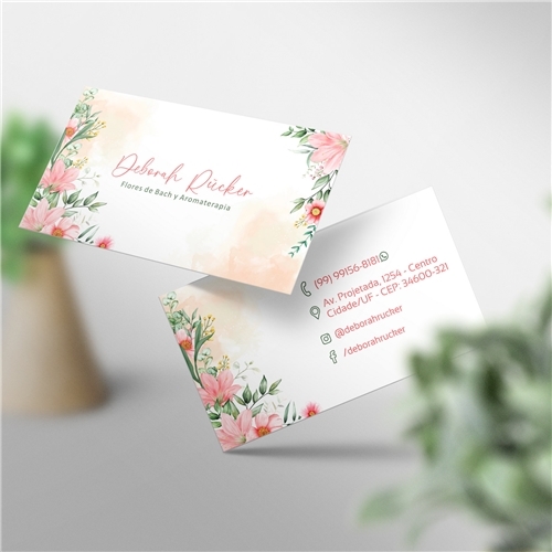 Deborah Rücker | Criação de Logo e Cartao de Visita Para Outros