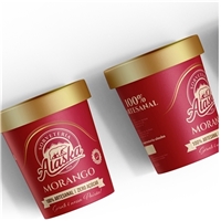 Sorveteria alaska/Pote DELIVERY de 490ml, Embalagens de produtos, Alimentos & Bebidas