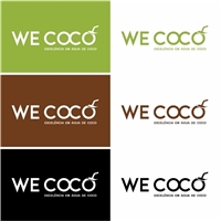 WE COCO , Tag, Adesivo e Etiqueta, Alimentos & Bebidas
