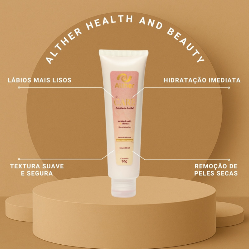 Kit Labial  ALTHER – Hidratação, Volume e Lábios Sem Ressecamento