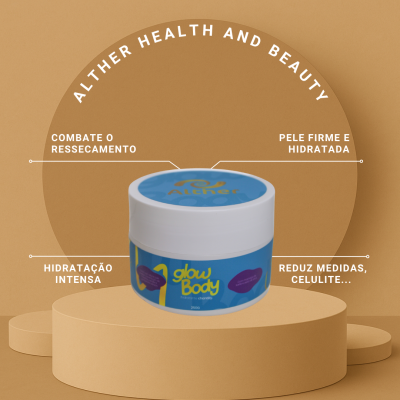 GLOW BODY BUMBUM HIDRATANTE CHANTILLY 250G