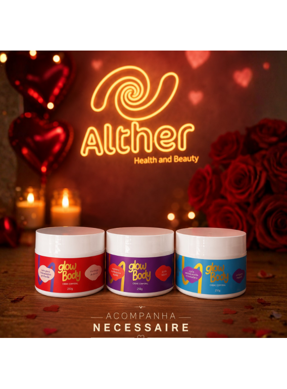 Kit Bumbum dos Sonhos ALTHER | Esfoliação + Hidratação Completa + Necessaire Brinde