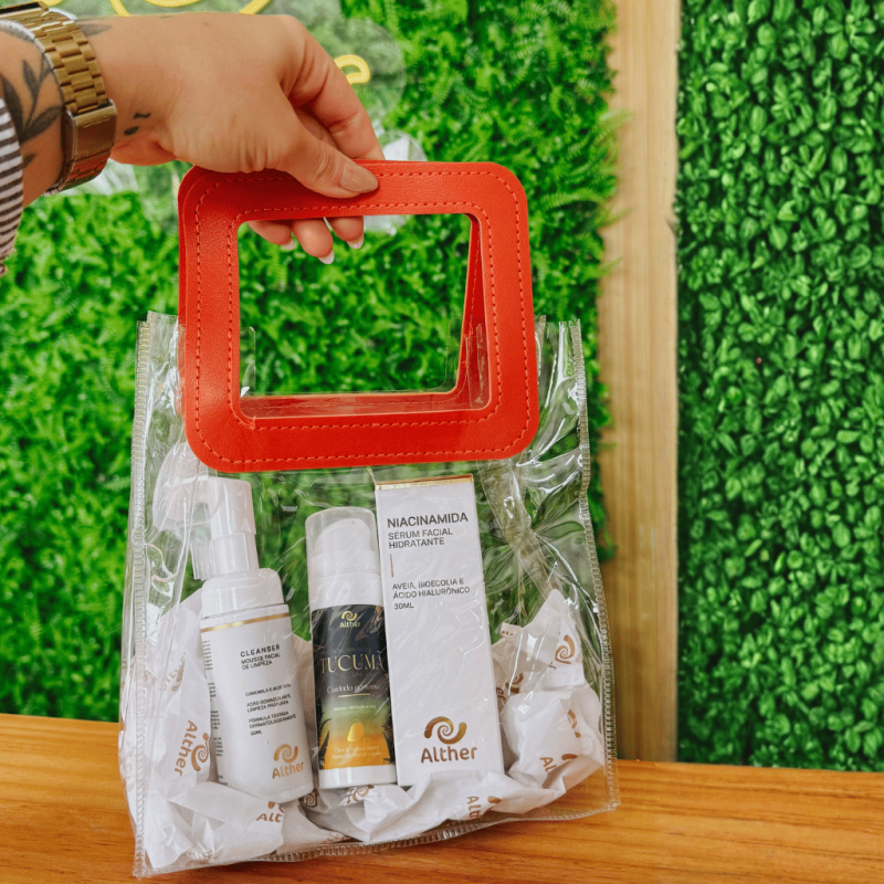 Kit Pele Apaixonante ALTHER | Cleanser + Niacinamida + Tucumã + Brinde
