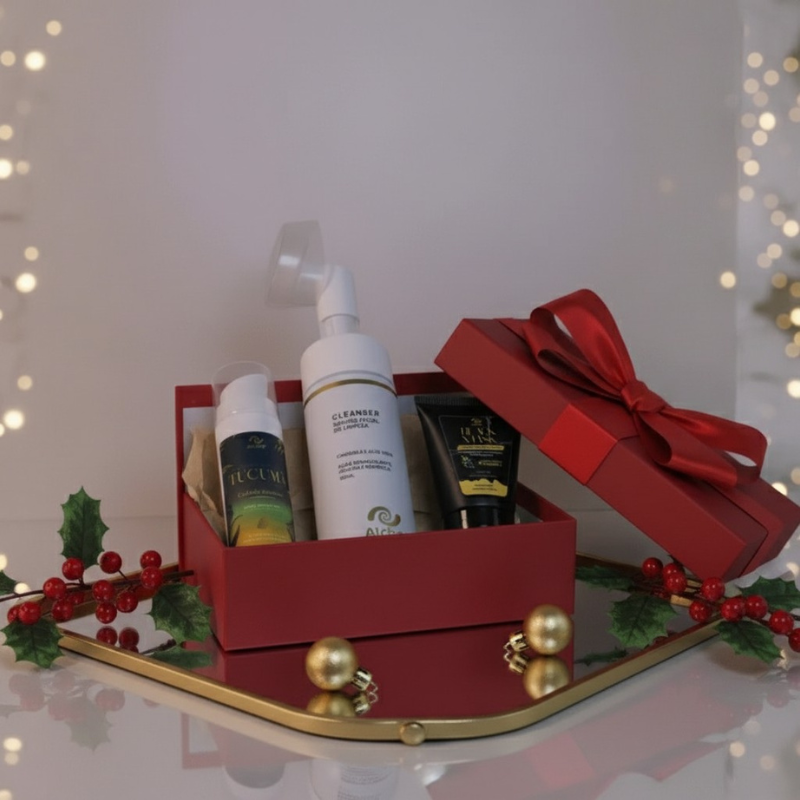  Kit Skincare Essencial - Limpeza, Controle da Oleosidade & Renovação