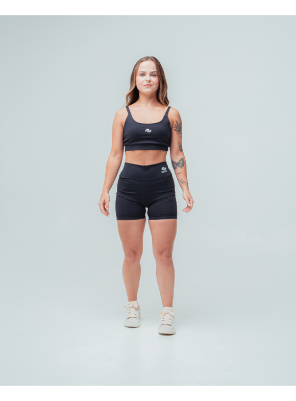 CONJUNTO TOP + SHORT PRETO