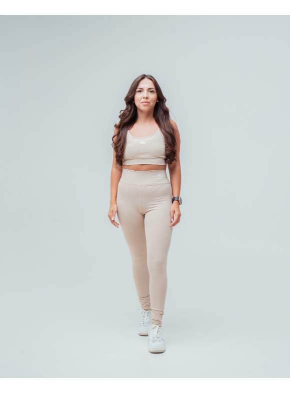 CONJUNTO TOP +  LEGGING NUDE