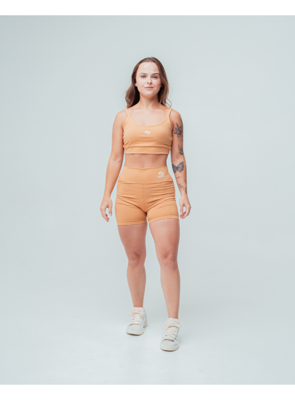 CONJUNTO TOP + SHORT LARANJA