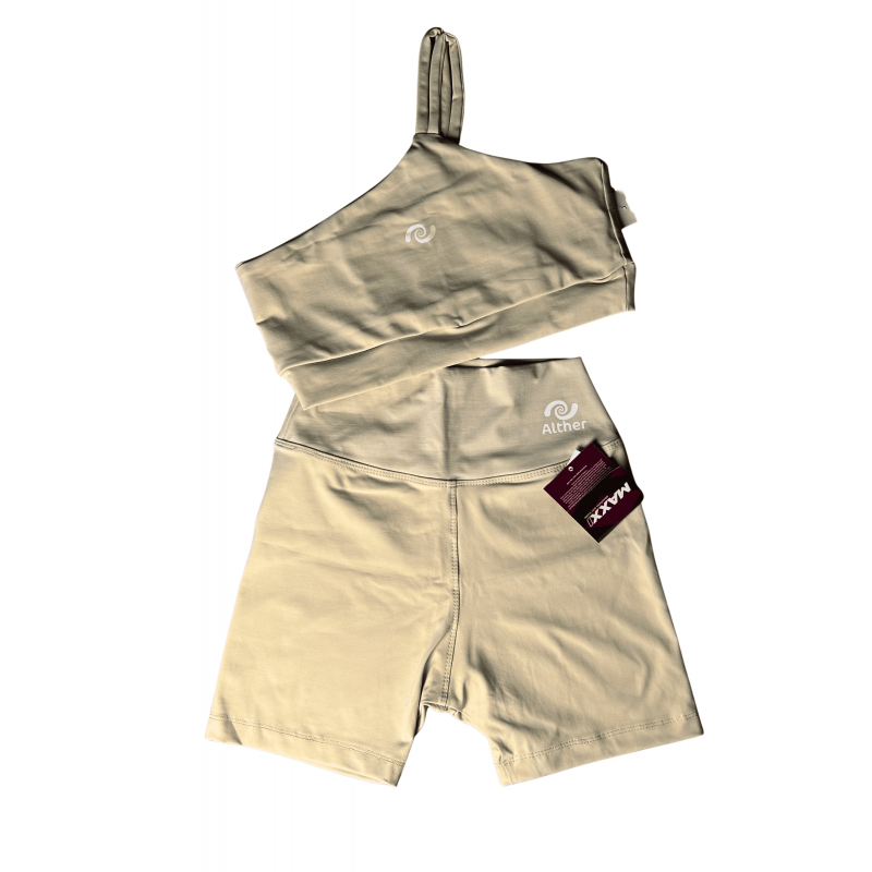 CONJUNTO TOP + SHORT NUDE