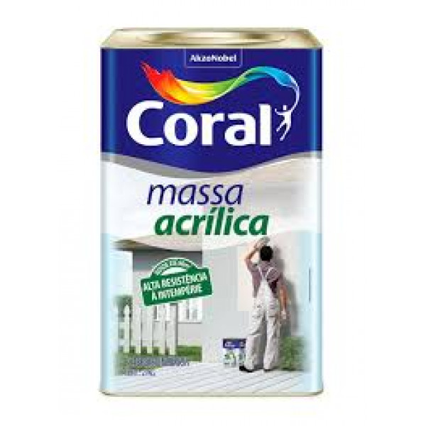 MASSA ACRILICA CORAL 25KG / 6KG