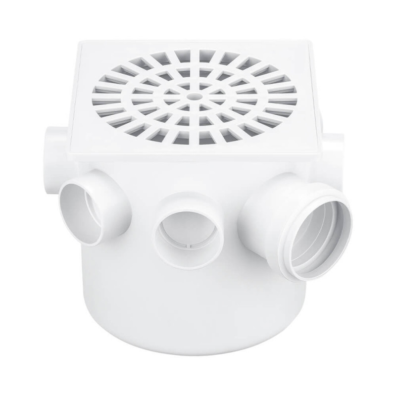 CAIXA SIF. 150X150X50 QUAD. C/GRELHA 2255 - HERC