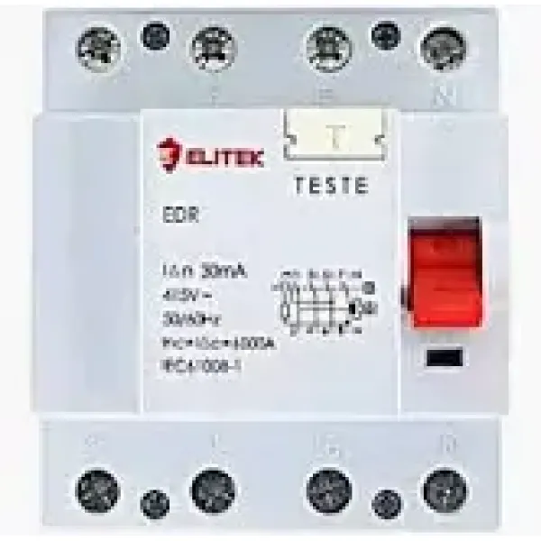 INTERRUPTOR DIFERENCIAL 4P 30MA ELITEK